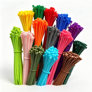 Bridas de nailon autoblocantes, Bridas de acero inoxidable, Componentes de posicionamiento autoblocantes de plástico, Abrazaderas de cable de goma - Product Image 1