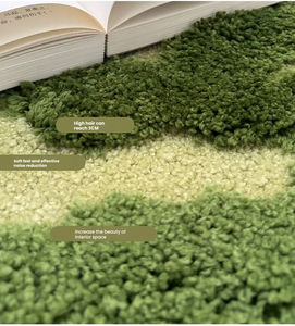 Tapis de salon en <span class=keywords><strong>mousse</strong></span> de forêt lavable en polyester en gros, tapis de camping, tatami, doux, épais, en velours, antidérapant, sûr pour bébé, pour la maison - Product Image 5