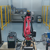 BORUNTE 1820A Bras robotisé à 6 axes, portée de 1850 mm, charge utile de 20 kg, robots articulés pour soudage laser MIG TIG