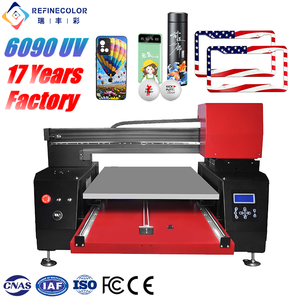 Imprimante UV grand <span class=keywords><strong>format</strong></span> Refinecolor 6090 Flatebd A1 UV DTF pour coques de téléphone, balles de golf, cadres de plaques <span class=keywords><strong>d</strong></span>'<span class=keywords><strong>immatriculation</strong></span>, gobelets - Product Image 1