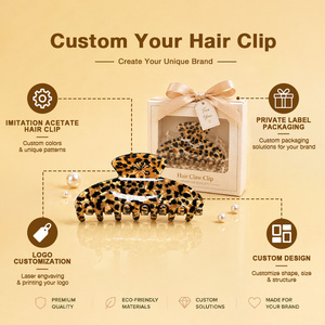 กิ๊บติดผมอะซิเตทลายดอกไม้สำหรับผู้หญิง สไตล์เกาหลี ขายส่ง - Product Image 2
