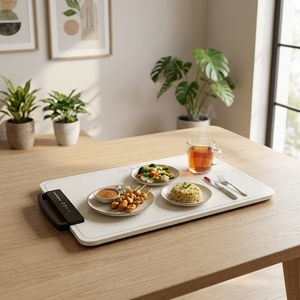 Silicone Square Soft Constant Temperature Coil Heating Board Portable Outdoor Storage Household Dining Table Thinner Than a Mobi - Product Image 1