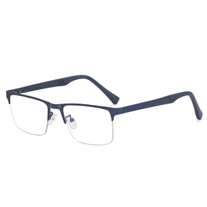 MS 91285 2023 New Half Frame Men Metal <strong>Glasses</strong> Frame Anti Blue Light Optical Eyeglasses <strong>Fashion</strong> Designer Custom <strong>Glasses</strong> - Product Image 5