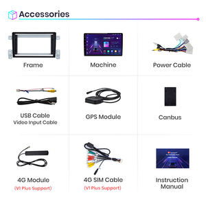 Radio de Coche Junsun V1 con CarPlay Inalámbrico y Android Auto para <span class=keywords><strong>Suzuki</strong></span> Grand <span class=keywords><strong>Vitara</strong></span> 3 2008 2005-2015, Unidad Principal Multimedia para Coche, Disponible en Reino Unido - Product Image 6