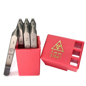 Hot Selling YOUNG CYCLE YC602-1mm CRV Steel Number <b>Punch</b> Tools 9-Piece <b>Set</b> with HRC 58-62 Front End and Forged Construction - Product Image 4