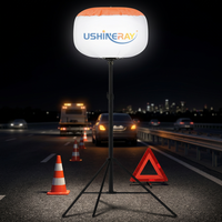 Lampe à LED gonflable 500W, lumière de secours IP54, trépied, éclairage de chantier, de mine, d'urgence, lumière douce, CE RoHS, fourniture d'usine