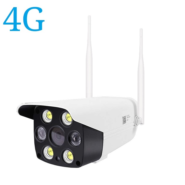2MP 1080P SIM Card Video Outdoor Waterproof Colorful Night Vision CCTV BULLET Camera Alarm 3G 4G Wireless Network CAMERA FACTORY