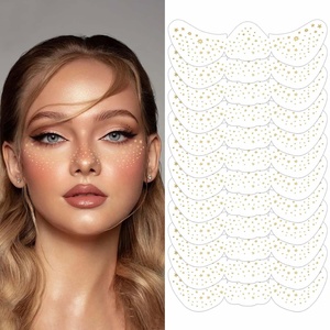 Pegatinas de <span class=keywords><strong>tatuaje</strong></span> de pecas hipoalergénicas personalizadas Tatuajes faciales temporales impermeables para todo tipo de piel - Product Image 1