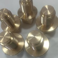 Bouchons hexagonaux en laiton Longfan sur mesure M10, usinés avec précision, pour connexion filetée, embouts vierges, Chine Zhejiang Industriel
