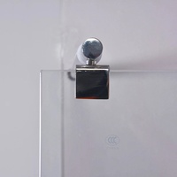 Paroi de douche d'angle pour salle de bain, cabine de douche fixe sans cadre, écran de douche en verre trempé pour baignoire