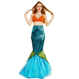 2026 Economico e alla Moda Costume <span class=keywords><strong>da</strong></span> Donna per Halloween, Abito Lungo <span class=keywords><strong>da</strong></span> Principessa delle Campane, Stile <span class=keywords><strong>Sirena</strong></span>, per Spettacoli - Product Image 3