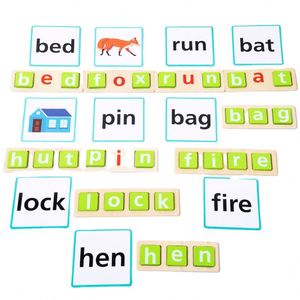 Divertidos Juegos Educativos de Aprendizaje Progresivo para Niños Preescolares, Palabras CVC, Juguete Educativo, Juegos de Ortografía - Product Image 3