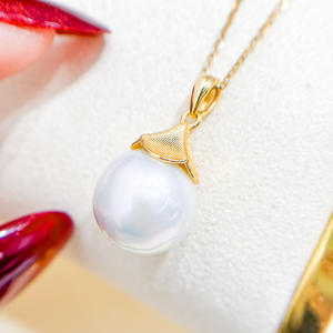 จี้เงินแท้ S925 สำหรับใส่ลูกปัด DIY ขนาด 10-15 มม. สำหรับทำสร้อยคอ จี้ไข่มุก รุ่น 31075 - Product Image 4