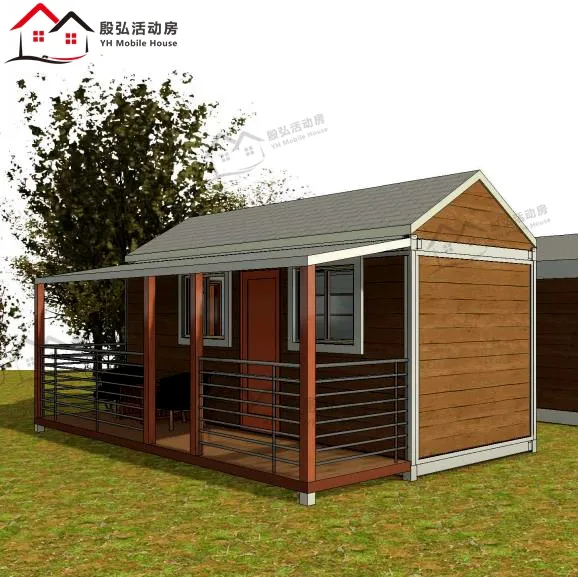 20ft 40ft Luxe Kleine Houten Prefab Huis Gebouw Moderne Mobiele Container Geprefabriceerde Huis Villa Vakantiecontainer