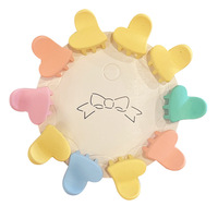 BELLEWORLD Lot de 10 pinces à cheveux en acétate multicolores et multi-styles, petites pinces requin, accessoires capillaires mignons pour bébés filles