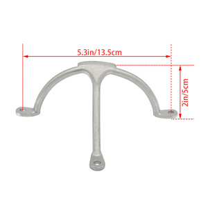 Stainless Steel Three Prong Bracket For Marine Boat <b>Yacht</b> RV Hardware Upgrade Retrofit - Product Image 4