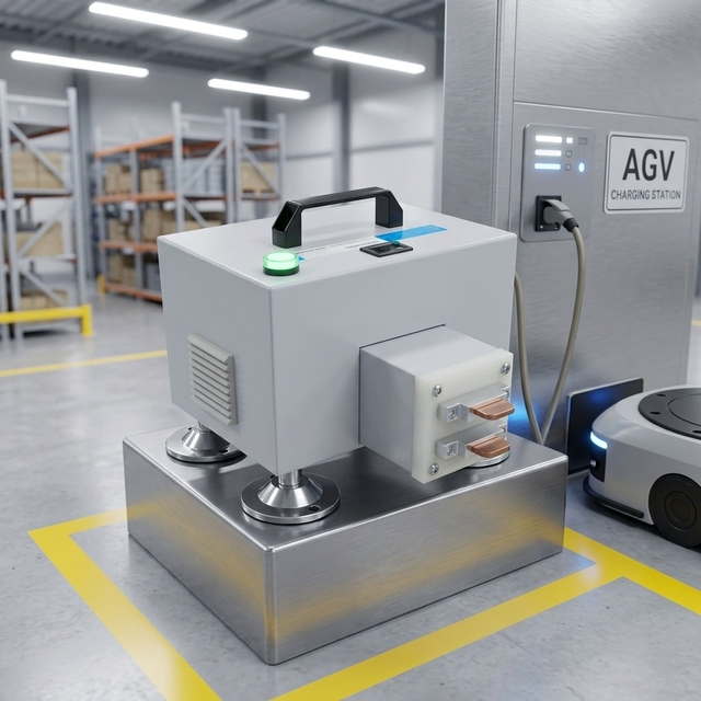 Portable Industrial Warehouse Transfer Robot Lifter Automatic Battery Charger 24V/36V/48V 600W Scooter Compatible Inductive