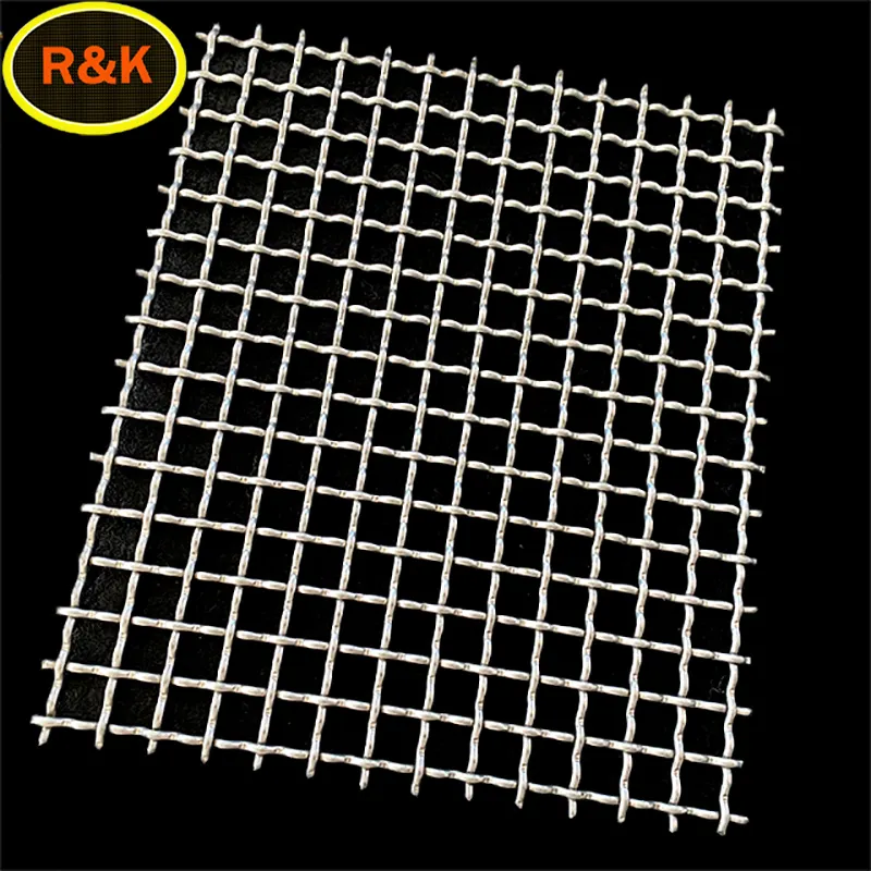 1 2 3 4 5 6 7 8 10 Mesh Heavy Duty Plain Weave Crimped Filter Square Hole Stainless Steel Wire Mesh