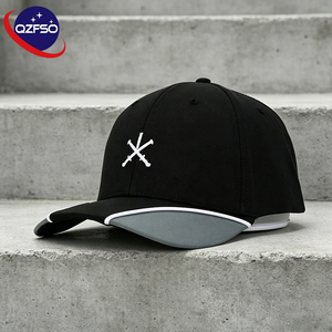Casquette de baseball QZFSO tendance avec logo brodé 3D de haute qualité, broderie personnalisée, streetwear décontracté quotidien, 6 panneaux, pour femmes et hommes - Product Image 1