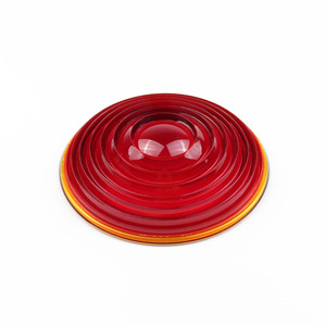 Rắn Màu Đỏ Tempered kính ống kính đèn bóng râm Đèn khuếch tán cho chiếu sáng ngoài trời phần - Product Image 4