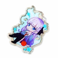 Porte-clés photo numérique en acrylique personnalisé avec impression double face et breloque transparente pour cadeaux promotionnels