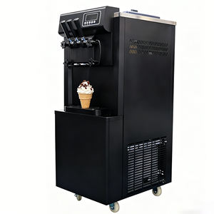 Machine à glace molle professionnelle, design comptoir, fonctionnement silencieux, idéale pour les petites entreprises, best-seller, automatique - Product Image 1