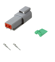 Conector Deutsch de 2 Pines, Kit de Conectores Macho/Hembra 71-322