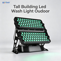 Projecteur LED de ville pour bâtiments imposants 120x10W, lumière de scène extérieure RGBW