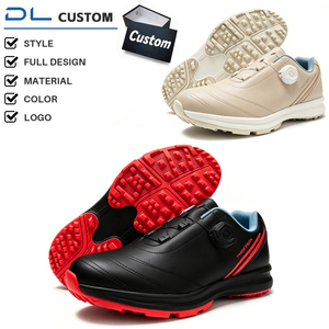 Chaussures de <span class=keywords><strong>golf</strong></span> unisexes personnalisées pour l'été avec fermeture OEM/ODM disponible, baskets de <span class=keywords><strong>golf</strong></span> imperméables en microfibre, personnalisation du logo - Product Image 1