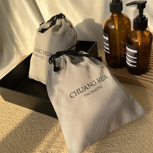 Bolsa de Algodón Orgánico con Cordón, Personalizada, Ecológica, de Muselina, para Empaque de Joyería, MOQ Bajo - Product Image 6