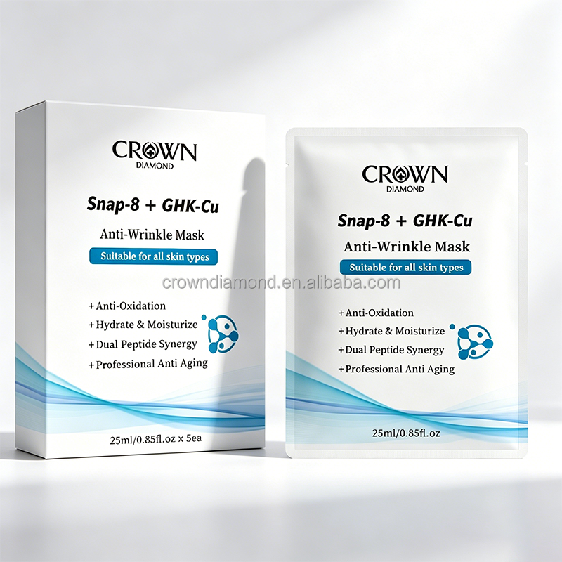 Masque facial aux peptides