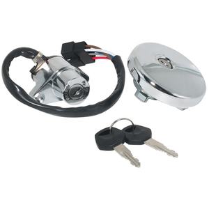 Set moto di blocco coperchio serbatoio carburante tappo blocco interruttore di accensione blocco per <span class=keywords><strong>Kawasaki</strong></span> <span class=keywords><strong>EN500</strong></span> VN800 <span class=keywords><strong>Vulcan</strong></span> 500 800 - Product Image 2