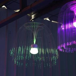 Sáng Tạo LED Sợi Quang Sứa Mặt Dây Chuyền Đèn Đầy Màu Sắc Trần Đèn Chùm Cho Đám Cưới Ngoài Trời Đảng Trang Trí Sân Khấu - Product Image 2