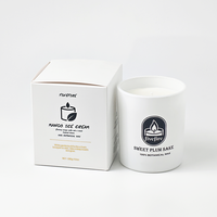 Coffret Cadeau de Bougies Parfumées en Verre à la Cire de Soja avec Logo Personnalisé en Gros