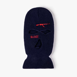 Vente en gros 100% acrylique hiver cyclisme <span class=keywords><strong>masque</strong></span> de ski cagoule rappeurs broderie logo <span class=keywords><strong>masque</strong></span> complet 3 trous tricoté Skimask - Product Image 5