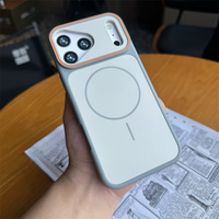 Étui tendance pour Oppo Reno16 F/Reno16 Pro/Realme 16T/16 Pro+/15, charge magnétique sans fil, couleurs contrastées, coque de téléphone antichoc