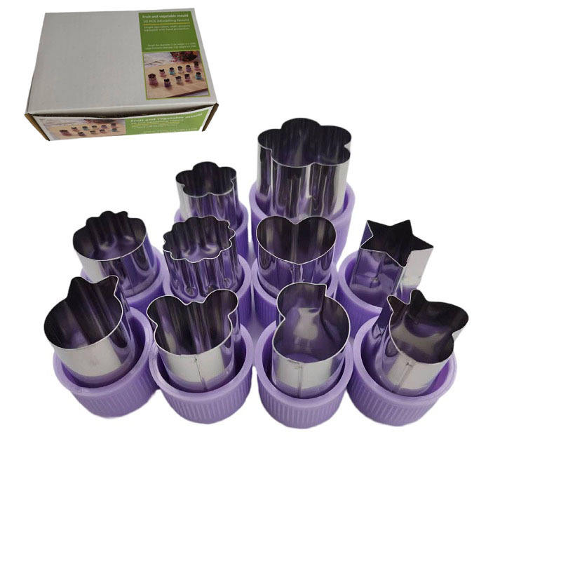 Purple-Ten piece set