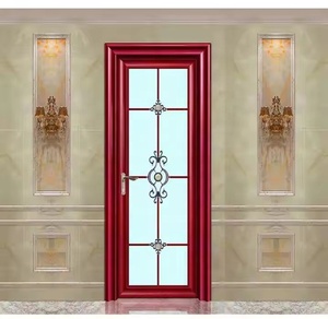 <span class=keywords><strong>Porte</strong></span> coulissante en verre en alliage d'aluminium étanche pour une utilisation intérieure dans les garages Salles <span class=keywords><strong>de</strong></span> bains Hôtels Villas Appartements - Product Image 1