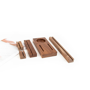 Service de sculpture sur bois CNC 3D de précision, formes complexes personnalisées, art décoratif en bois massif de noyer noir, vente en gros - Product Image 4