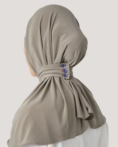 Chất lượng cao tùy chỉnh Jersey hijab dễ dàng-to-mặc bông Bandana ngay lập tức innercap nút sửa chữa underscarf Tie trở lại neckcover - Product Image 2