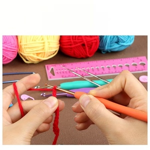 Factory Wholesale <strong>Crochet</strong> Set Hook Diy Knitting Tools Set <strong>Crochet</strong> <strong>Kit</strong> for Complete <strong>Beginners</strong> - Product Image 3