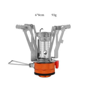 Réchaud à gaz miniature pliable en alliage ultraléger, portable, pour le camping, la randonnée, la cuisine en plein air, le pique-nique - Product Image 4