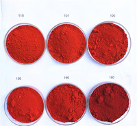 Oxyde de fer rouge 101 110 120 130 138 190 art pigment d'oxyde de fer rouge pour béton, ciment et construction