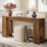 Table console en bois style farmhouse Tribesigns de 70,9 pouces, table étroite pour canapé, table d'appoint pour entrée