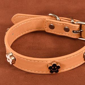 Collar de Cuero Suave para Perro, Correa Ajustable para Cachorro, Collares Seguros para Perros Pequeños, Medianos y Grandes, Collar para Gatitos, Accesorios para Gatos - Product Image 5