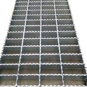Grille en acier galvanisé soudé, grille de sol industrielle en acier au carbone, grille pour plateforme pétrolière offshore - Product Image 3