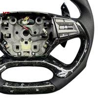 YTcarbon pour Genesis G80 20-24, pièces automobiles, accessoires intérieurs de voiture, style racing, volant personnalisé en fibre de carbone véritable avec LED