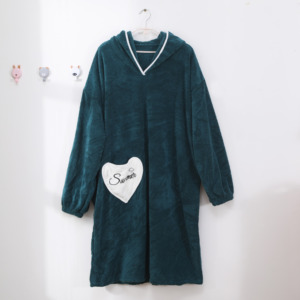 Accappatoio Caldo Personalizzato in Velluto Corallo, Abbigliamento da Casa Dolce e Carino <span class=keywords><strong>con</strong></span> <span class=keywords><strong>Cappuccio</strong></span>, <span class=keywords><strong>Pigiama</strong></span>, <span class=keywords><strong>Pigiama</strong></span> Invernale da <span class=keywords><strong>Donna</strong></span> a Cartoni Animati - Product Image 6