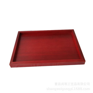 Rectangular Wooden <b>Tray</b> 2.5 In High 1cm Thick For Chinese New Year Wedding Ceremony Candy Tea <b>Storage</b> - Product Image 5