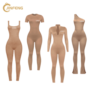 Body Personalizzati con Logo per Donne, Tuta <span class=keywords><strong>Sexy</strong></span> Monoblocco Modellante, Completo da Yoga con Motivo Uniforme, Set <span class=keywords><strong>Fitness</strong></span> Taglie Forti - Product Image 1